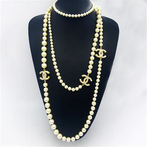 chanel pearl necklace buy online|chanel necklace price list.